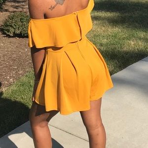 Off the shoulder romper